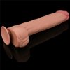 Dildo King size z ruchomą skórą Dual Layer Dong 35cm